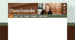 Desktop Screenshot of cheriefresonke.com