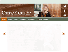 Tablet Screenshot of cheriefresonke.com